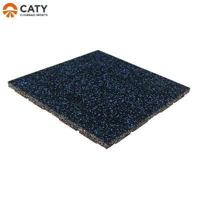 Carreaux de plancher en caoutchouc de fitness 1000x1000mm anti-dérapant tapis EPDM pour le gymnase