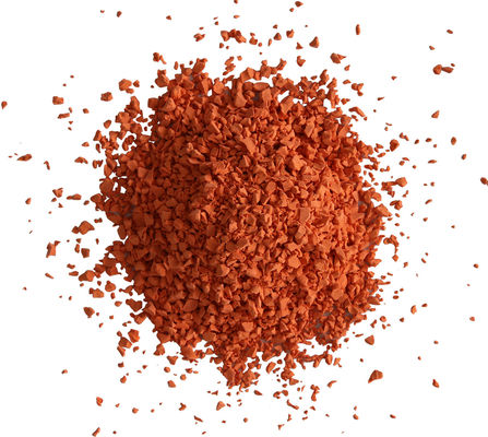 Piste de course Granules de caoutchouc EPDM couleur orange Multiscene non toxique