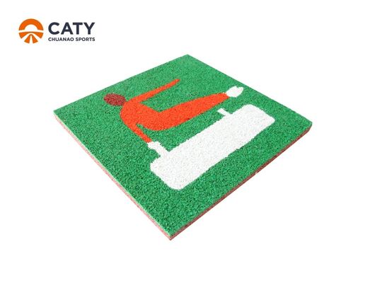 Plancher pratique pour terrain de jeu en EPDM, 1,2 g/cm3 Tapis en caoutchouc extérieur pour le terrain de jeu