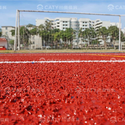 Piste de course en caoutchouc semi-préfabriquée de 13 mm approuvée par la IAAF