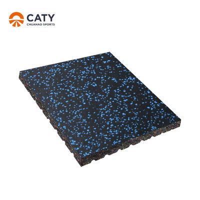 Couleur confortable de la salle de gym de sol en caoutchouc anti-fatigue tapis de fitness plancher
