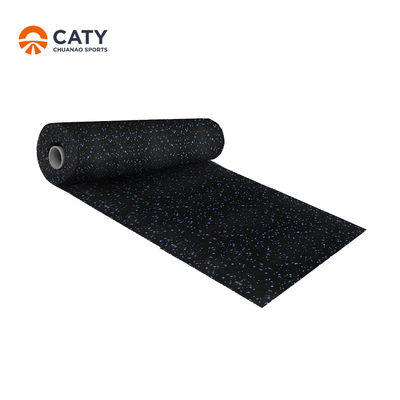 Recyclé Noir basse densité rouleau moelleux de gazon de base de fitness rouleau de sol en caoutchouc 3-12 mm d'épaisseur pour l' intérieur