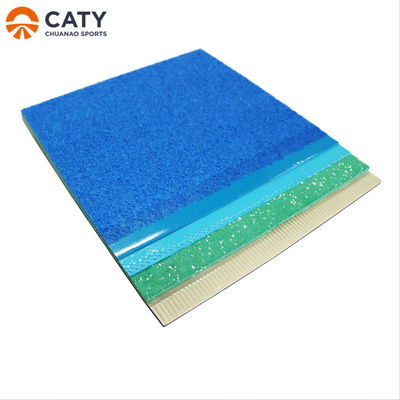 Cour de basketball intérieure et extérieure Plancher en caoutchouc PP Plancher en plastique pour le handball Pickleball Cour de futsal dans les clubs sportifs Centre sportif Installations sportives intérieures Formation sportive