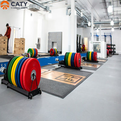 Durable Confortable 20 mm épaisseur de fitness de caoutchouc de plancher de gymnase tapis en caoutchouc