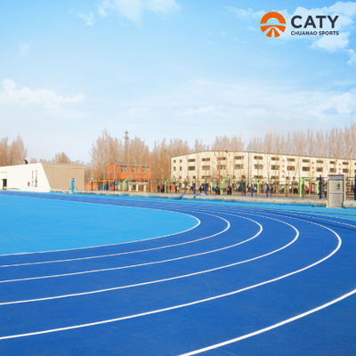 Sandwich Spray Coat Piste de course en caoutchouc EPDM pour course Piste en caoutchouc avec installation de piste de sport