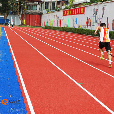 Shock Epdm Surface de course en caoutchouc Pour courir avec une piste en caoutchouc Installation Surface de piste non toxique