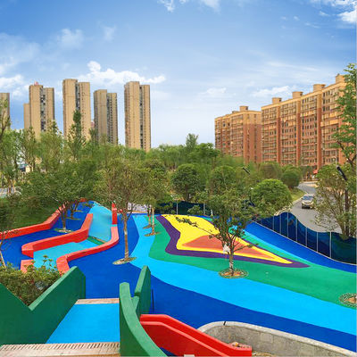 SGS certifié plancher de sécurité de terrain de jeux non toxique EPDM plancher de sport couleur EPDM plancher de granulés