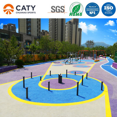 Éco-friendly Rubber Playground Floor Colored Epdm Crumb en caoutchouc