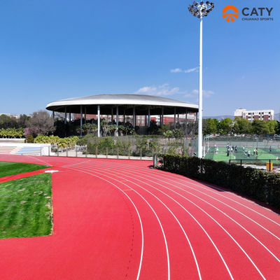 Surface de piste hybride en caoutchouc de polyuréthane pour toutes les conditions météorologiques avec des performances et une durabilité optimales