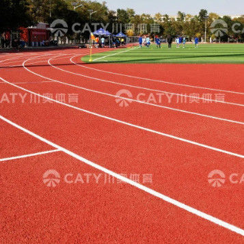 Prix d'usine Anti-vieillissement Piste de course sportive intérieure et extérieure Surface de sport synthétique