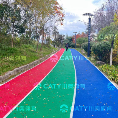Matériau de piste de course anti-UV extérieur Granule EPDM et liant en PU pour le terrain de jeux scolaire