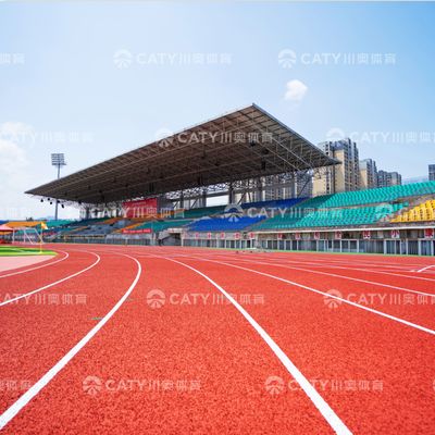 Piste de course perméable certifiée IAAF avec couche élastique pour la construction de stades scolaires et de pistes d'athlétisme