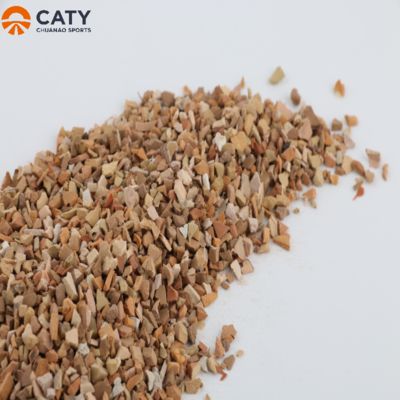 Granulés de caoutchouc SBR écologiques pour piste de course, couche de base économique avec une absorption des chocs supérieure