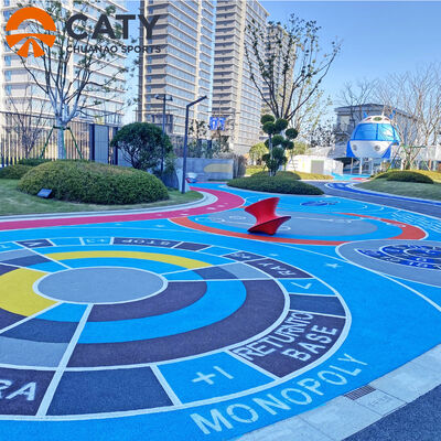 Granules de caoutchouc EPDM pour planchers sportifs et surfaces de sécurité, qualité stable pour les projets européens