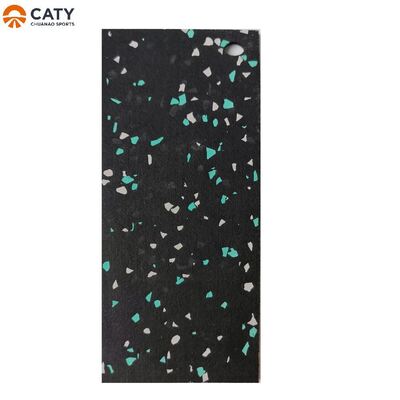 Rouleaux de revêtement de sol en caoutchouc commercial résistant au glissement et durable de 5 mm à usage décoratif et commercial