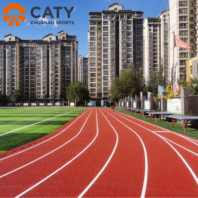 Piste de course sandwich abordable, absorbant les chocs et haute performance, pour les écoles et les installations sportives