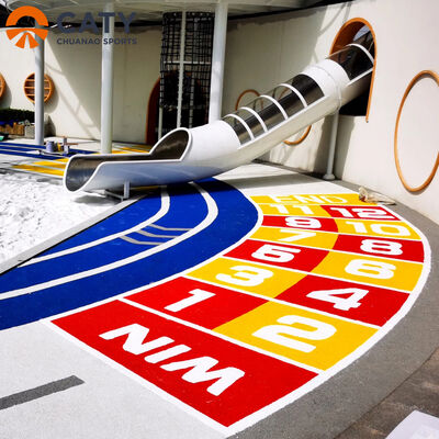 Vente à chaud Granules de caoutchouc EPDM stables et élastiques de couleur pour piste de course et terrain de jeu