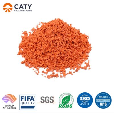 Matériaux de terrain de jeux anti-UV Granules de caoutchouc EPDM résistant à l'usure
