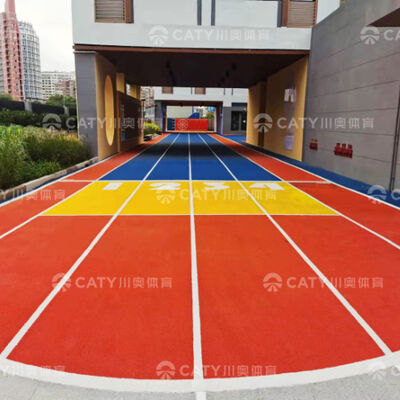 Surface de piste en caoutchouc anti-UV Granules de caoutchouc EPDM Tapis en caoutchouc extérieur pour le terrain de jeu Pellets de terrain de jeu
