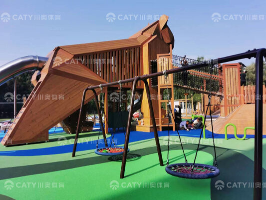 Surfaces de terrain de jeux durables et sûres Granules de caoutchouc EPDM pour enfants Terrain de jeux et piste de course en caoutchouc Champs d'athlétisme