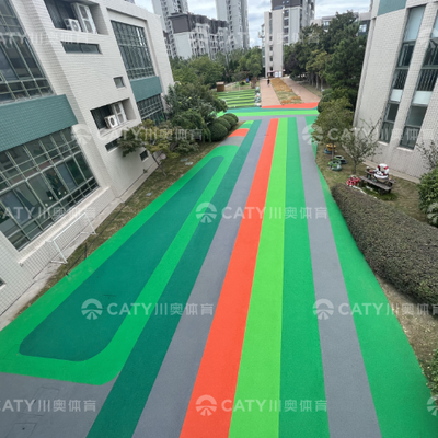 Revêtement de sol en caoutchouc EPDM résistant aux UV de 1 à 3 mm pour les jardins d'enfants de terrain de jeu d'hôtel d'aire de jeux pour enfants