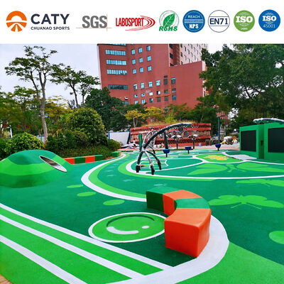 Granulés de caoutchouc synthétique EPDM multicolore pour plancher de terrain de jeux pour courir Tartan Surface antidérapant
