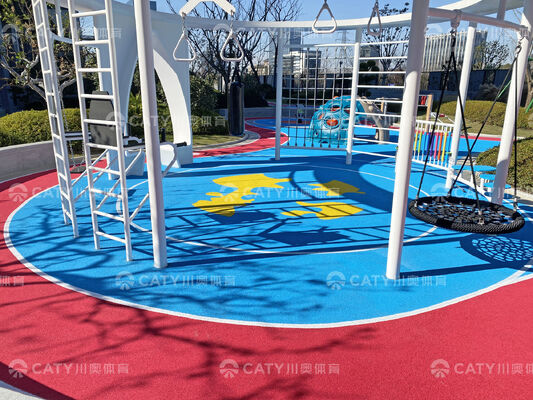 Granules de caoutchouc EPDM résistant aux UV pour la sécurité de la surface de terrain de jeu
